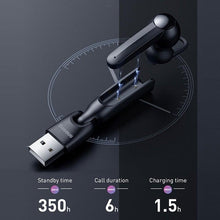 Load image into Gallery viewer, Magnetic Charging Wireless Bluetooth Earphone Bluetooth Headset Single Handsfree with Microphone Business Ear Updated Design with Industry Leading Sound & Improved Comfort, Long Wireless Range,