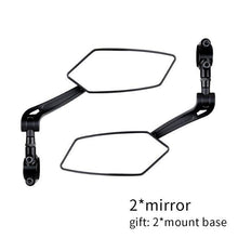 Load image into Gallery viewer, Unique 360 Degree Rotate Bike Rear View Mirror Cycling Accessories Flexible Safety Rear View Mirrors Adjustable Easy Mount Rear View Bike Mirrors Back Right Side Bicycle Mirror For Adult Bikes