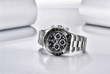 Load image into Gallery viewer, Luxury Men Watches Scratch Resistant Full Stainless Steel Strap Waterproof Sport Quartz Watch Men Fashion Date Clock Chronograph