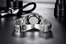 Load image into Gallery viewer, Luxury Men Watches Scratch Resistant Full Stainless Steel Strap Waterproof Sport Quartz Watch Men Fashion Date Clock Chronograph