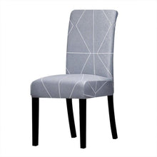 Load image into Gallery viewer, Printed Chair Cover Washable Removable Big Elastic Seat Arm Covers Slipcovers Stretch For Banquet Hotel Printed Dining Chair Slipcovers, Removable Washable Soft Spandex Stretch Chair Covers Banquet Chair