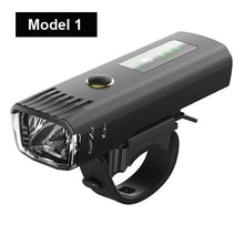 Load image into Gallery viewer, Smart Induction Bicycle Front Light Set USB Rechargeable Rear Light LED Headlight Bike Lamp Cycling Flash Light Front And Rear Rechargeable Waterproof Bike Headlight And Tail Light Set Smart Bright Bike Lights For Bike