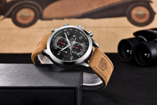 Load image into Gallery viewer, Luxury New Men's Sport Wrist Watches Military Leather Waterproof Watch Luminous Hands Mens Watches