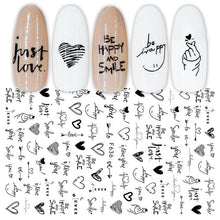 Load image into Gallery viewer, Gold 3D Nail Sticker Curve Stripe Lines Nails Stickers Gradient Adhesive Striping Tape Nail Foil Nail Art Stickers Decals Silver Strip Line Nail Decal Self-Adhesive 3D Wave Decal Decoration Metallic Curve Design Decoration for Women Girls