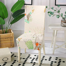 Load image into Gallery viewer, Spandex Dining Chair Cover With Back Elastic Universal Kitchen Living Room Stretch Slipcover Chair Covers Protector Seat Case Chair Cover Seat Protector Super Fit Slipcover Stretch Removable Washable Soft Spandex Fabric for Home