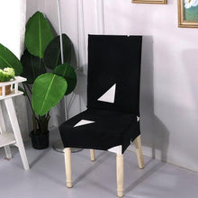 Load image into Gallery viewer, Spandex Dining Chair Cover With Back Elastic Universal Kitchen Living Room Stretch Slipcover Chair Covers Protector Seat Case Chair Cover Seat Protector Super Fit Slipcover Stretch Removable Washable Soft Spandex Fabric for Home