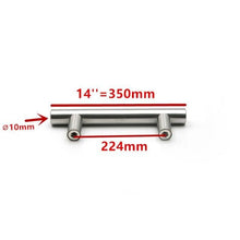 Load image into Gallery viewer, Modern Stainless Steel Kitchen Door Cabinet Bar Handle Pull Knob Cabinet Knobs Furniture Handle Cupboard Drawer Handle Stainless Steel Hollow Tube Bar Drawer Pulls Cupboard Knob For Kitchen Furniture Hardware