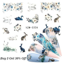 Load image into Gallery viewer, Nail Watermark Decals Sexy lips Middle finger Sexy girl Water Transfer Slider Russia Words Manicure Tattoos Sliders For Manicure Women Kids Girls Manicure Decoration Nail Art Supplies 3D Self-Adhesive Nail Decals Designer Nail Stickers for Acrylic Nails