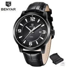 Load image into Gallery viewer, 2021 New Simple Business Quartz Men Wristwatch Luxury Casual Leather Strap Waterproof Watch