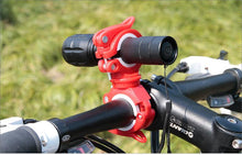 Load image into Gallery viewer, Bicycle Light Bracket Bike Lamp Holder LED Headlight Pump Stand Quick Release Mount 360 Degree Rotatable Universal Flashlight Mount Holder Mount Bicycle Mounting Bracket Flashlight Holder