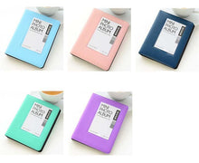 Load image into Gallery viewer, 64 Pockets Mini Instant Polaroid Photo Album Picture Case for Mini Film 7s 8 25 50s 90 Mini Polaroid Album Refillable Notebook Photo Album Valentines Day Gift Anniversary Gift