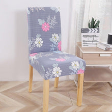 Load image into Gallery viewer, New Chair Covers Spandex Stretch Chair Covers Dining Slipcover Decorative Chair Cover floral For Kitchen Wedding Banquet Hotel Stretch Armless Chair Slipcover for Dining Room Seat Cushion, Spandex Kitchen Parson Chair Protector Cover, Removable & Washable
