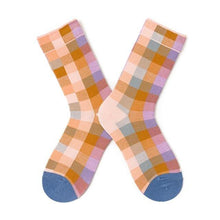Load image into Gallery viewer, Novelty Happy Funny Women Graphic Short Socks Socks Combed Out Of Pure Cotton Art Abstract Oil Painting Socks French Style Crew Socks For Men And Women