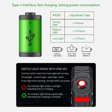 Load image into Gallery viewer, 10000mAh Bike Light USB Rechargeable 5000 Lumens Bike Headlight LED Super Bright Front Lights And Back Rear Light Set For Night Riding Bicycle Lights Front And Back Rechargeable With 3 Modes