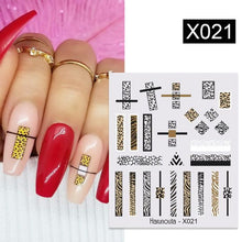 Load image into Gallery viewer, Abstract Lady Face Water Decals Fruit Flower Summer Leopard Alphabet Leaves Nail Stickers Water Black Leaf Sliders Marble Nail Art Stickers Water Transfer Nail Decals Full Wraps Gradient Acrylic Nail Kits for Women Manicure Decoration