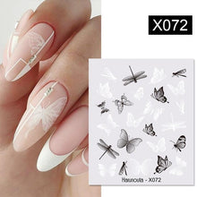 Load image into Gallery viewer, Abstract Lady Face Water Decals Fruit Flower Summer Leopard Alphabet Leaves Nail Stickers Water Black Leaf Sliders Marble Nail Art Stickers Water Transfer Nail Decals Full Wraps Gradient Acrylic Nail Kits for Women Manicure Decoration