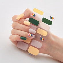 Load image into Gallery viewer, Full Cover Nail Stickers Designer Nail Decals Fashion Five Sorts of Nail Stickers Nail Sticker set Nail Decoration Nail Strips 3D Nail Art Stickers Decal Slider Template Diy Nail Tool Decorations Nail Art Design Self Adhesive Luxury Designer Nail Sticker