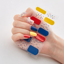Load image into Gallery viewer, Full Cover Nail Stickers Designer Nail Decals Fashion Five Sorts of Nail Stickers Nail Sticker set Nail Decoration Nail Strips 3D Nail Art Stickers Decal Slider Template Diy Nail Tool Decorations Nail Art Design Self Adhesive Luxury Designer Nail Sticker