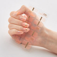 Load image into Gallery viewer, Full Cover Nail Stickers Designer Nail Decals Fashion Five Sorts of Nail Stickers Nail Sticker set Nail Decoration Nail Strips 3D Nail Art Stickers Decal Slider Template Diy Nail Tool Decorations Nail Art Design Self Adhesive Luxury Designer Nail Sticker