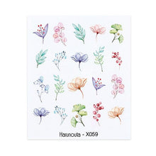 Load image into Gallery viewer, Embossed Nails Sticker 3D Flower Leaves Slider Water Transfer Nail Decals for Nail Art Transfer Sticker 3D Wave Design Decoration for Women Girls Art Stickers Decal Decoration Metallic Curve Strip Line Nail Decor