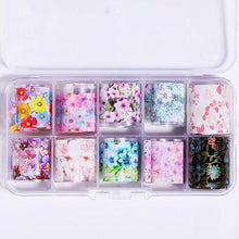 Load image into Gallery viewer, Snake Leopard Nail Foils Marble Nail Art Transfer Sticker Slider Nail Art Decal Manicuring Design Tip Decoration Decal Self-Adhesive 3D Wave Design Decoration for Women Girls Adhesive Striping Tape Nail Art Stickers Metallic Curve Strip Line Nail Decal