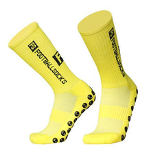 Load image into Gallery viewer, Unisex Cycling Socks Football Socks Round Silicone Suction Cup Grip Anti Slip Soccer Socks Sports Baseball Rugby Socks For Men And Women
