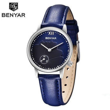 Load image into Gallery viewer, New Red Women Fashion Watch Quartz Luxury Leather Strap Analog Waterproof And Scratch Resistant Watches Excellent Gift For Women