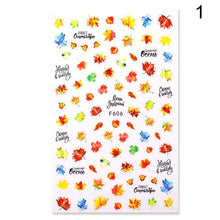 Load image into Gallery viewer, Summer Glitter Nail Decals Stickers Gold Black White Leaf Manicuring Foils Geometric Slider Nail Art Adhesive Decor Adhesive 3D Wave Design Decoration for Women Girls Art Stickers Decal Decoration Metallic Curve Strip Line Nail Decor