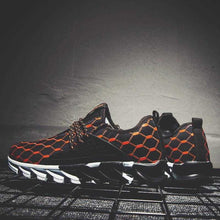 Load image into Gallery viewer, Mens Lightweight Breathable White Sneakers Casual Spring New Fashion Comfortable Walking Slip-On Sneakers Breathable Fashion Athletic Gym Casual Tennis Sneakers Modern Design Shoes
