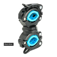 Load image into Gallery viewer, Bicycle Light Bracket Bike Lamp Holder LED Headlight Pump Stand Quick Release Mount 360 Degree Rotatable Universal Flashlight Mount Holder Mount Bicycle Mounting Bracket Flashlight Holder