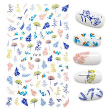 Load image into Gallery viewer, The New 3D Nail Sticker Cool English Letter stickers for nail Foil Love Heart Design Fashion Manicure Stickers Girls Manicure Decoration Nail Art Supplies 3D Self-Adhesive Nail Decals Designer Nail Stickers for Acrylic Nails