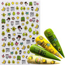 Load image into Gallery viewer, 3D Nail Slider Black Russia Letter Sticker Decals Flamingo Design Adhesive Manicure Tips Nail Art Decorations Accessories Sliders Manicure Decoration 3D Nail Supplies Holographic Decals Transfer Sliders Nail Design Manicures Nail Self-Adhesive Sticker