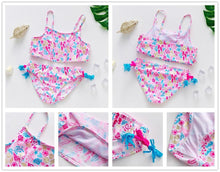 Load image into Gallery viewer, Girls Swimsuit High quality Girls swimwear Two pieces Kids Bikini Set Swimming Suit For Children Girls Swimsuit Flounce Bikini Set 2 Piece Swimwear Watermelon Ruffle Bathing Suits