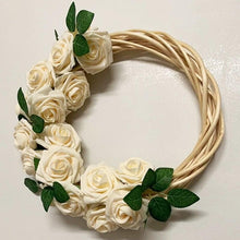 Load image into Gallery viewer, New Artificial 10/20/30 Heads 8cm PE Foam Rose Flowers Bride Bouquet Flower For Wedding Party Decorative Scrapbooking Flower Silk Roses for Wedding Centerpieces Bridal Show Bouquets Party Home Flowers Decoration