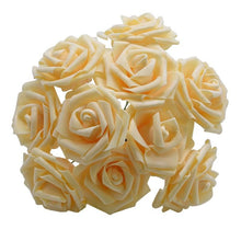 Load image into Gallery viewer, New Artificial 10/20/30 Heads 8cm PE Foam Rose Flowers Bride Bouquet Flower For Wedding Party Decorative Scrapbooking Flower Silk Roses for Wedding Centerpieces Bridal Show Bouquets Party Home Flowers Decoration