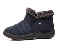 Load image into Gallery viewer, Women Boots Fashion Waterproof Snow Boots For Winter Casual Lightweight Ankle Warm Winter Boots Fur Lined Warm Ankle Boots Slip On Waterproof Shoes Comfortable Soft Design For Female