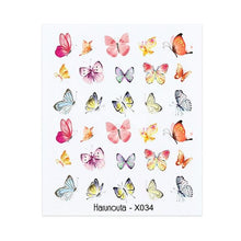 Load image into Gallery viewer, Spring Simple Green Theme Water Decal Sticker Flower Leaf Tree Summer Slider For Manicuring Nail Art Watermarks Art Decoration Manicure Tools Nail Watermark Decals iridescent Decoration Nail Self-Adhesive Decals Nail Stickers Water Transfer Fresh Nail