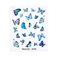 Load image into Gallery viewer, Spring Simple Green Theme Water Decal Sticker Flower Leaf Tree Summer Slider For Manicuring Nail Art Watermarks Art Decoration Manicure Tools Nail Watermark Decals iridescent Decoration Nail Self-Adhesive Decals Nail Stickers Water Transfer Fresh Nail