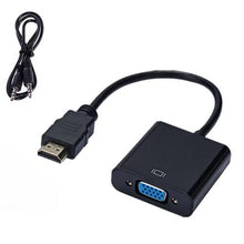Load image into Gallery viewer, HD 1080P HDMI Compatible To VGA Adapter Converter Cable Gold-Plated HDMI to VGA Adapter For Laptop TV To Projector Display HDTV