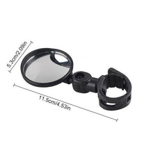Load image into Gallery viewer, New Bicycle Adjustable Rearview Mirror Road Bike Safety Tool Handlebar Back Eye Cycling Rear View Mirrors Rotatable And Adjustable Shockproof Convex Wide Angle Universal Back Rear View Mirrors