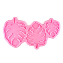 Load image into Gallery viewer, Tropical Theme Palm Leaves Leaf Fondant Tools Gummy Silicone Molds Cake Decorating Mould Gumpaste Craft Baking Pan Leaves Silicone Fondant Mold Tropical Leaf Leafage Cake Decorating Mold