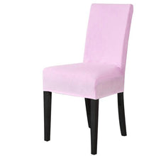 Load image into Gallery viewer, Washable Elastic Seat Parsons Chair Covers Thick Chair Cover Washable Elastic Winter Warm Chair Protector Case Kitchen Restaurant Washable Spandex Kitchen Chair Covers for Dining Room Christmas Decoration Holiday Party
