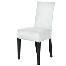Load image into Gallery viewer, Washable Elastic Seat Parsons Chair Covers Thick Chair Cover Washable Elastic Winter Warm Chair Protector Case Kitchen Restaurant Washable Spandex Kitchen Chair Covers for Dining Room Christmas Decoration Holiday Party
