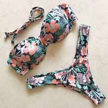 Load image into Gallery viewer, Bikini Push Up Swimsuit Female Swimwear Women's Bathing Suits Push Up Underwire Bikini Set Padded Two Piece Swimsuits Women Two-pieces Durable Bikini Set With Bra Cup Modern Bathing Suit