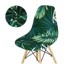 Load image into Gallery viewer, Avangarde Style Printed Seat Cover For Shell Chair Armless Shell Chair Cover Banquet Home Slipcover Elastic Removable Stretch High Back For Sofa Armchairs