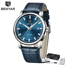 Load image into Gallery viewer, Classic New Sport Watch Top Luxury Automatic Mechanical Male Watches Water Resistent Genuine Leather Casual Men Wristwatch