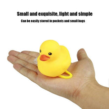 Load image into Gallery viewer, Yellow Small Bike Duck Bicycle Bell Luminous Normal Duck Ducky Bicycle Airscrew Helmet Wind Motor Riding Cycling Lights Horn Rubber Duck Helmet Bike Horn Bell Car Decoration Bicycle Horn