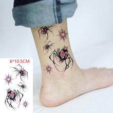 Load image into Gallery viewer, Elegant Black Waterproof Temporary Tattoo Stickers Moon Hill Modern Body Art Stickers Hand Foot High Quality For Womens