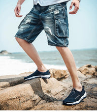 Load image into Gallery viewer, Summer Mesh Beach Men Shoes Lightweight Breathable Walking Footwear New Slip-On Comfortable Outdoor Walking Footwear Non-Slip Running Climbing Shoes Sneakers Lightweight Breathable Walking Shoes