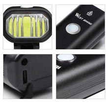 Load image into Gallery viewer, Front Bicycle Light USB Rechargeable LED Bike Light Waterproof Cycling Headlight Climbing Safety Flashlight Lamps Bike Light Super Bright Bicycle Light Easy To Install Fits All Bikes Headlights With Modes